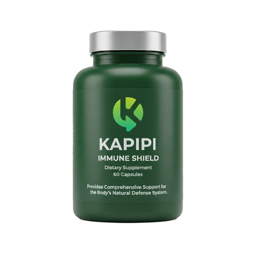 KAPIPI Immune Shield - 60 Capsules | High Potency Vitamin C, D3, Zinc & Elderberry - Kapipi | Health is the Best Gift.