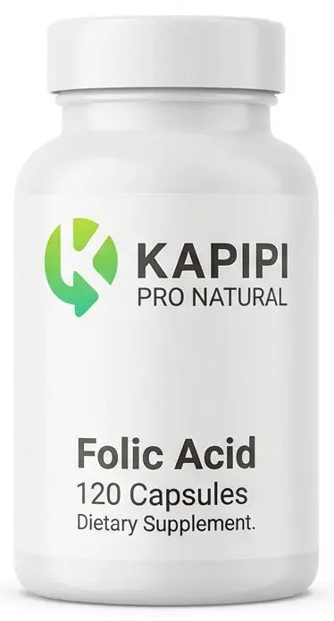 Folic Acid 400mcg - 120 Capsules | Prenatal Support & Heart Health